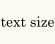 text size